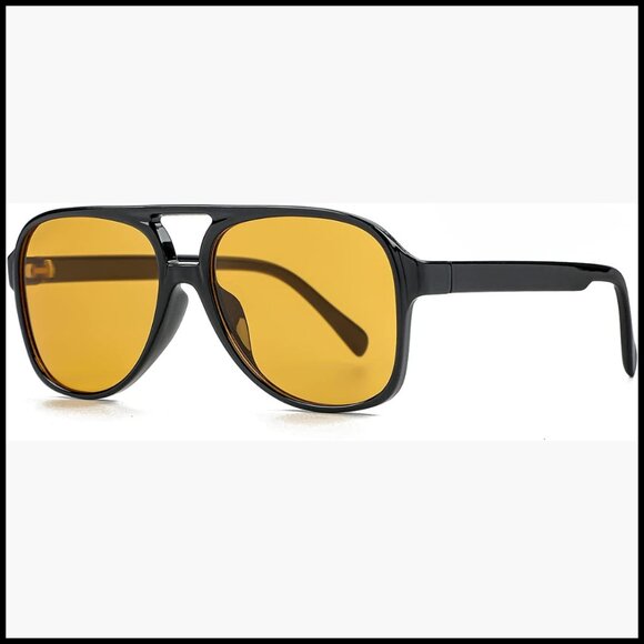 Polarized Classic Vintage Aviator Sunglasses Large Frame Retro 70s main image 7